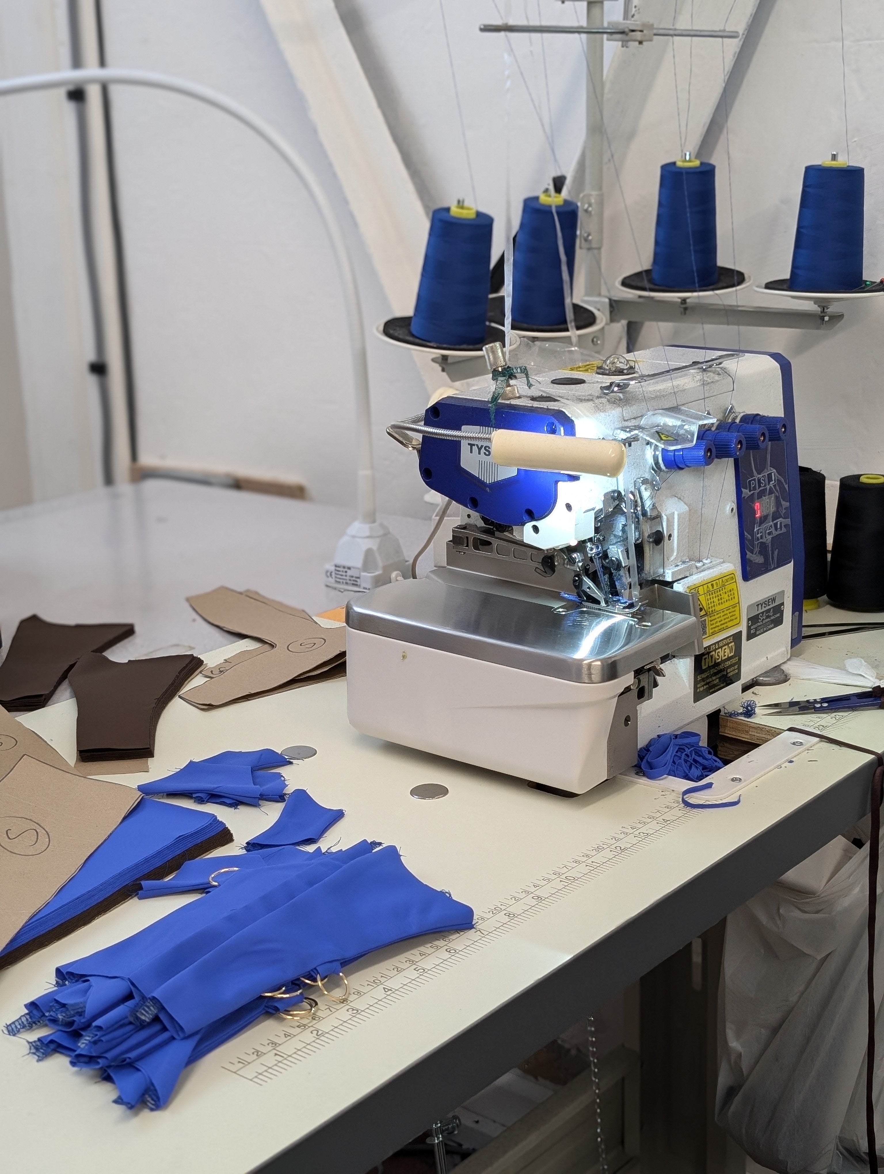 zigi swim manufacturer sewing station